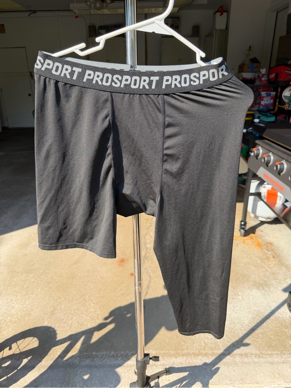 PROSPORT Men's Black Compression Pants compression shorts/athletic underwear M